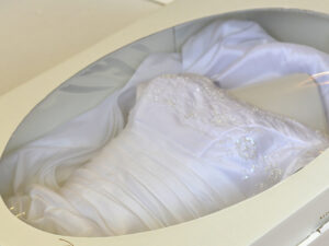 Why just clean your wedding gown?